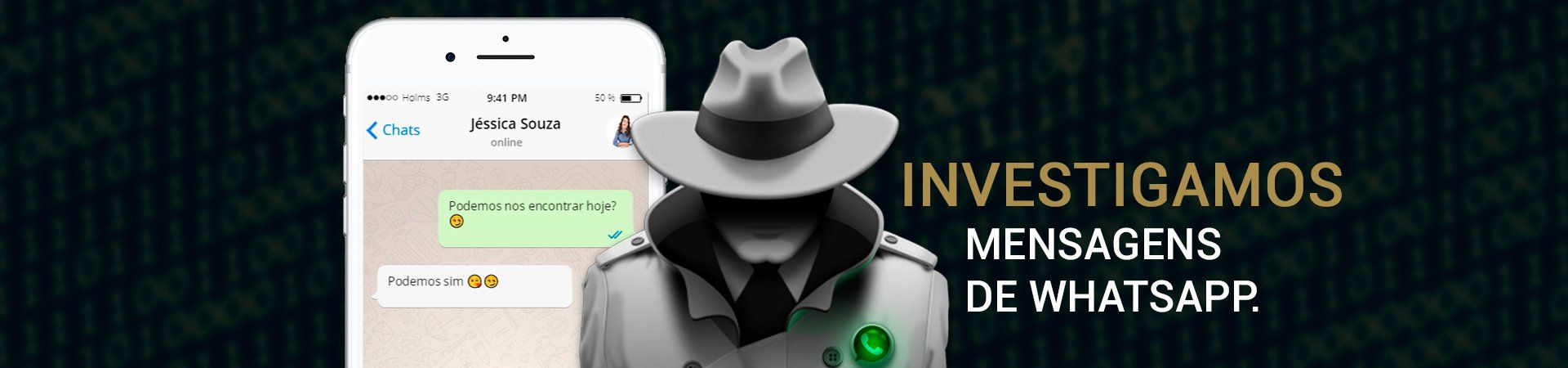 Detetive Mensagem de WhatsApp
